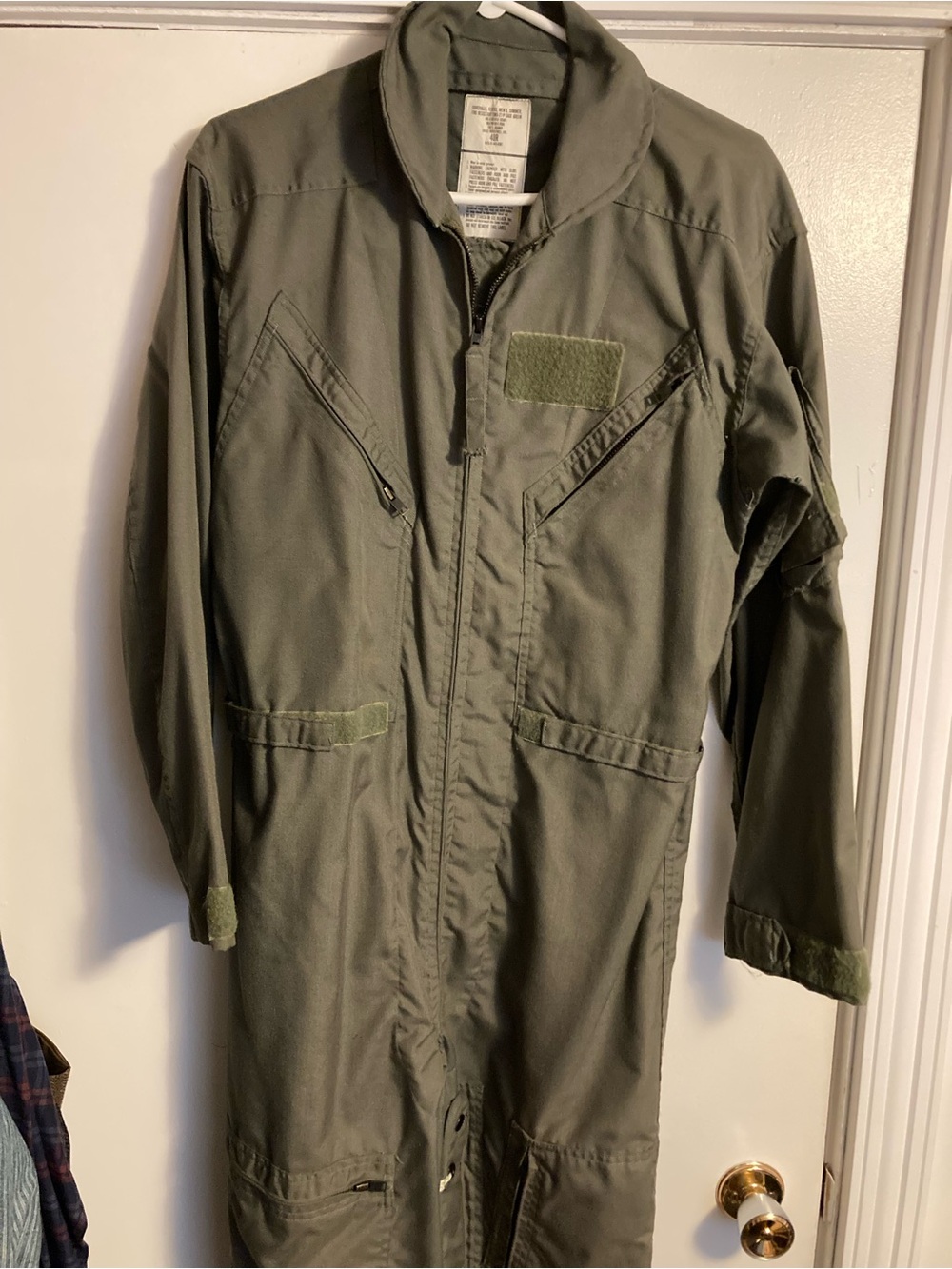 USAF, Olive Drab, Flight Suit. Mint cond. Size 40R